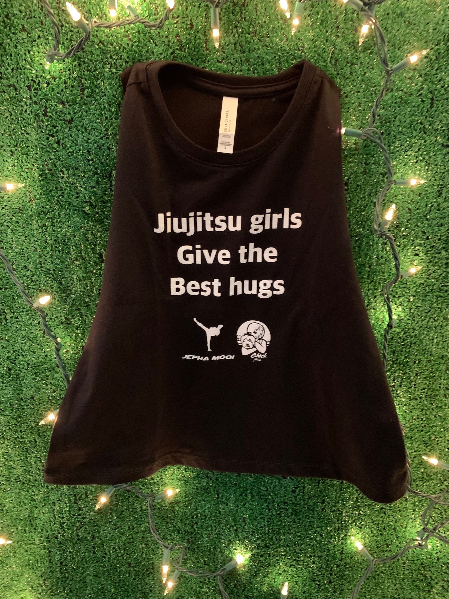 Jiujitsu Girls Give The Best Hugs Crop Tank