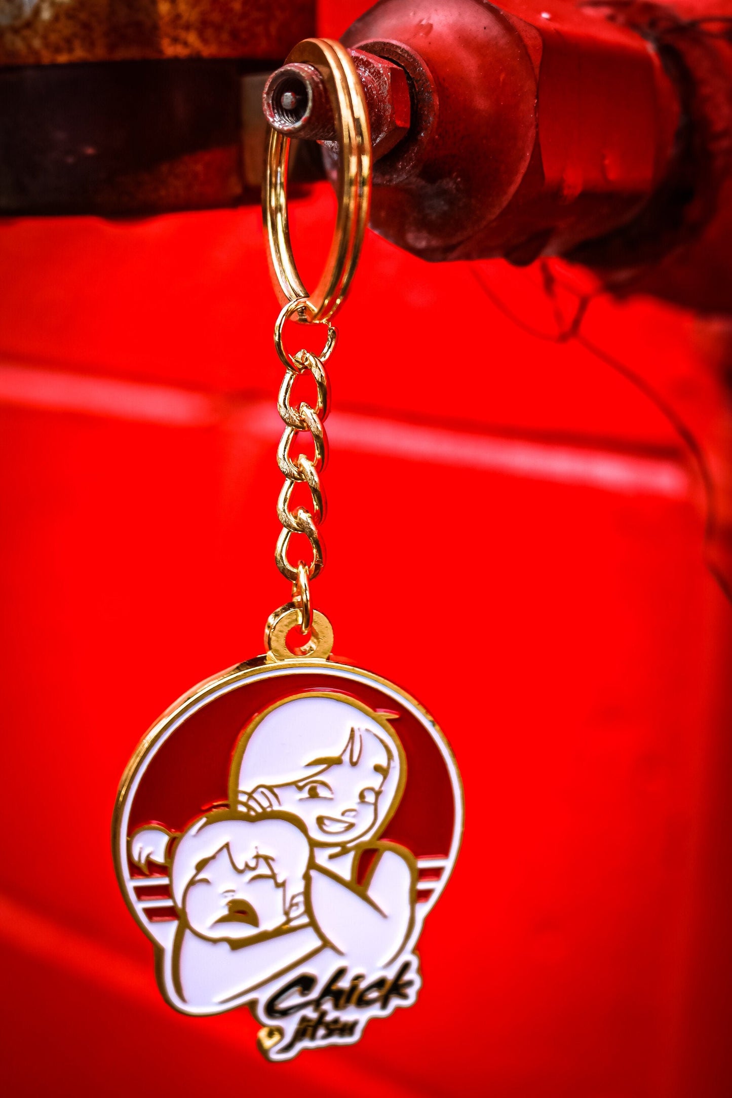 Chickjitsu Keychain