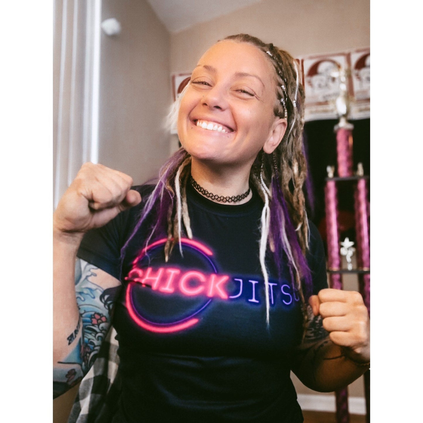 Chickjitsu Neon Lights