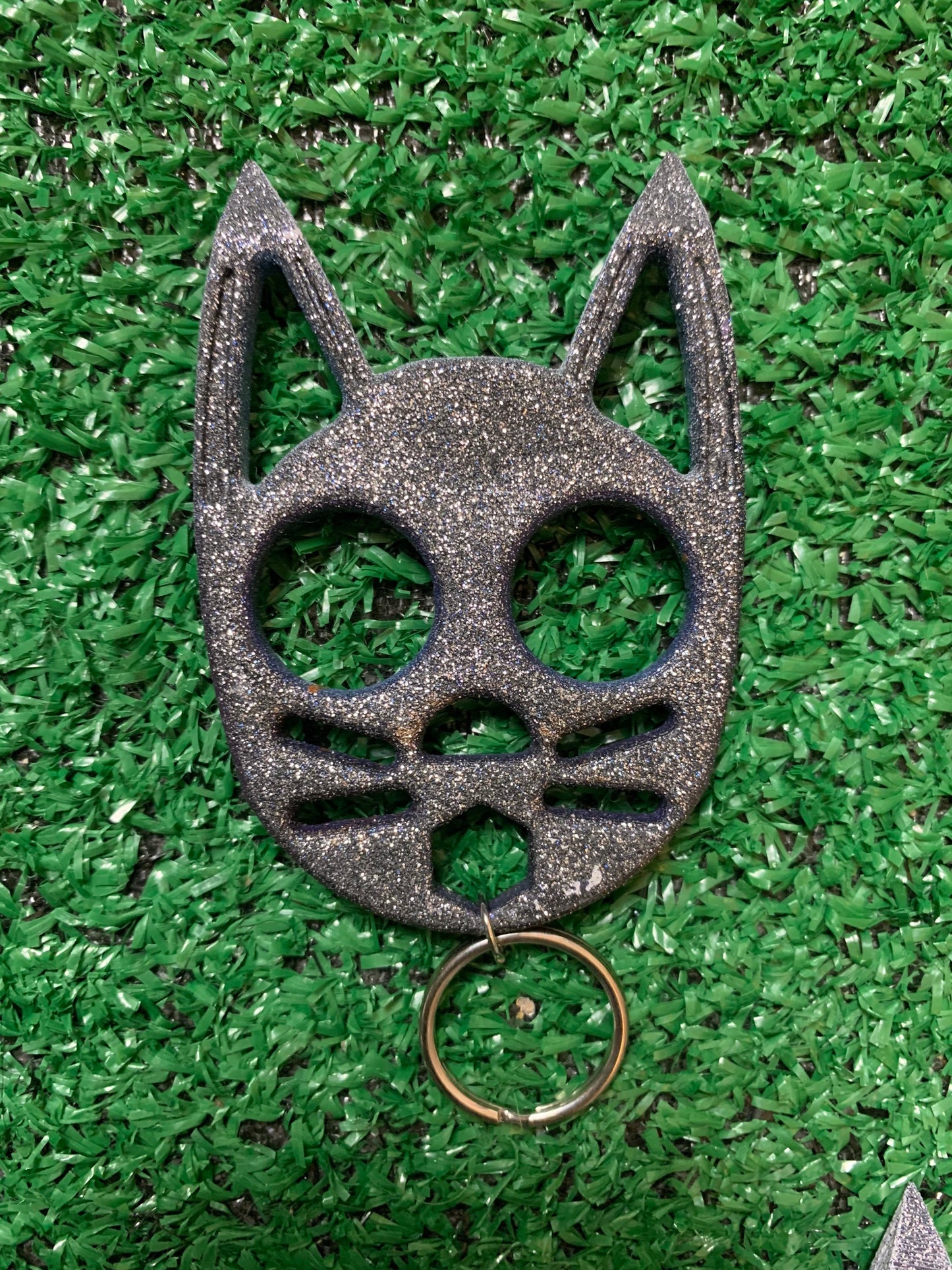 Jiujitsu Kitty Keychain